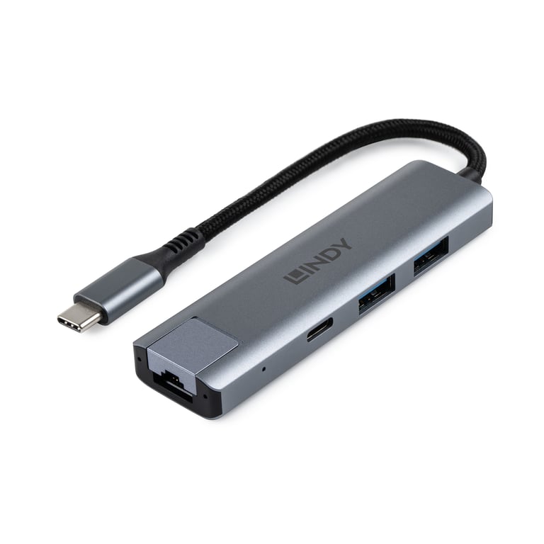 Lindy 43384 hub & concentrateur USB Type C 10000 Mbit/ Neuf - vue 7