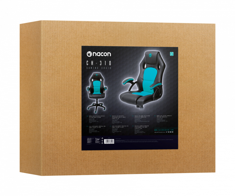 NACON PCCH-310 Siège pour jeu vidéo Siège de jeu universel Siège rembourré Noir, Turquoise - Neuf