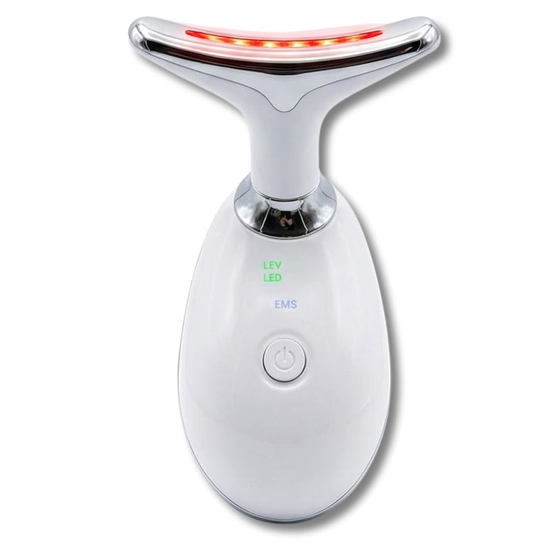 Appareil Visage & Cou Soins – Ions LED EMS & Chaleur pour Peau Nette Ferme et Lumineuse - vue 2