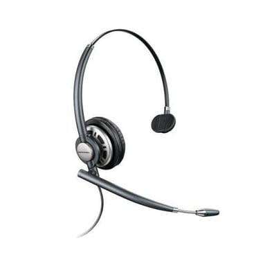 POLY HW710 Casque Avec fil Arceau Bureau/Centre d'appels Noir