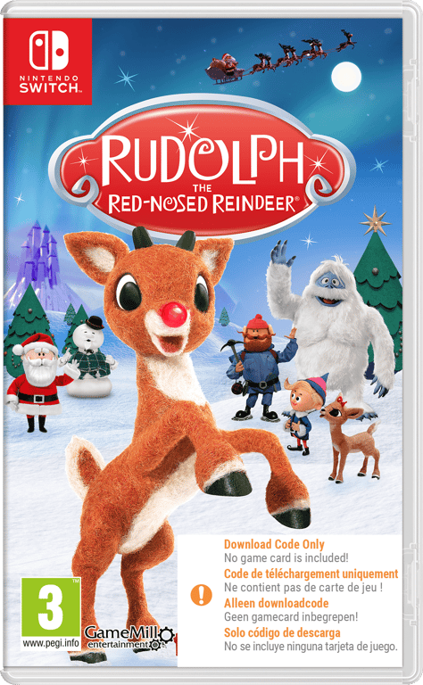 Rudolph the Nosed Reindeer Nintendo Switch Code de téléchargement Neuf