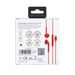 DCU Advance Tecnologic 34151017 écouteur/casque Écouteurs Avec fil Ecouteurs Appels/Musique Rouge