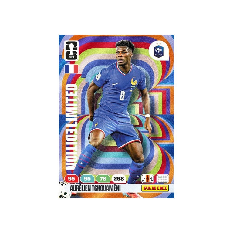 Boîte de cartes à collectionner Panini Adrenalyn XL FIFA World Cup 26 24 pochettes 192 cartes Vert - Neuf