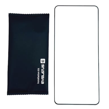 Evelatus Full Cover 2.5D Verre Xiaomi Poco M4 5G / Poco M5 Antistatique / Colle Japon Noir