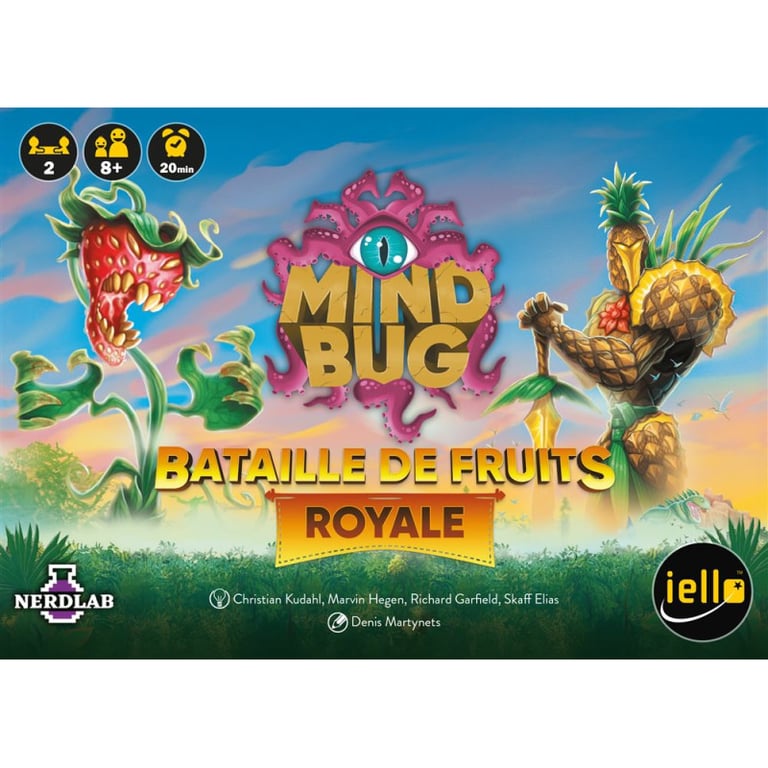 Jeu de stratégie Iello Mindbug Bataille de Fruits Royale - vue 2