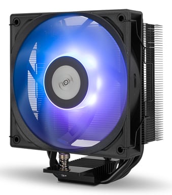 NOX Hummer R-400 ARGB Processeur Refroidisseur d'air 12 cm Noir - Neuf