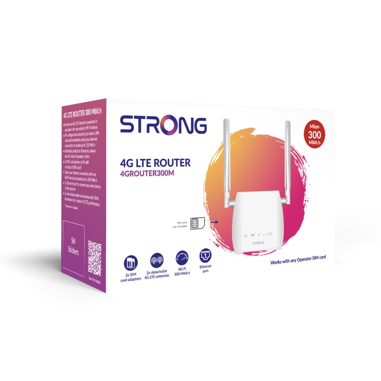 Strong routeur sans fil Fast Ethernet Monobande 2 4 GHz 4G Neuf - vue 3
