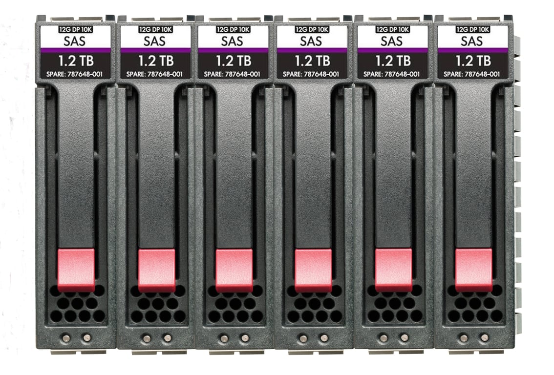 HPE Enterprise Disque dur 2.4 To 2.5 SFF SAS 12Gb/ 10000 toursmin pack de 6 pour Modular Smart Array 1060 10GBASE T iSCSI SFF 1060 12Gb SAS SFF 1060 Fibre Channel SFF... - vue 2