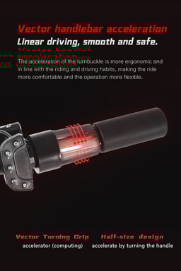 Trottinette électrique BOYUEDA 6000W S5 avec siège 11 pouces 38Ah Vitesse maximale 85KM/H