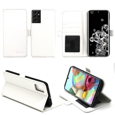 Samsung Galaxy S23 Ultra 5G Etui / Housse pochette protection blanc