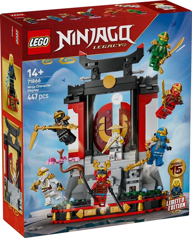 LEGO Ninjago 71866 15e anniversaire : Collection des personnages Ninjas - Neuf