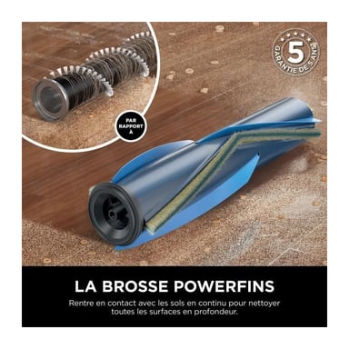 Shark IZ380EU aspiradora de pie y escoba eléctrica Aspiradora escoba Batería Secar Sin bolsa 0,7 L 181 W Metálico, Marina