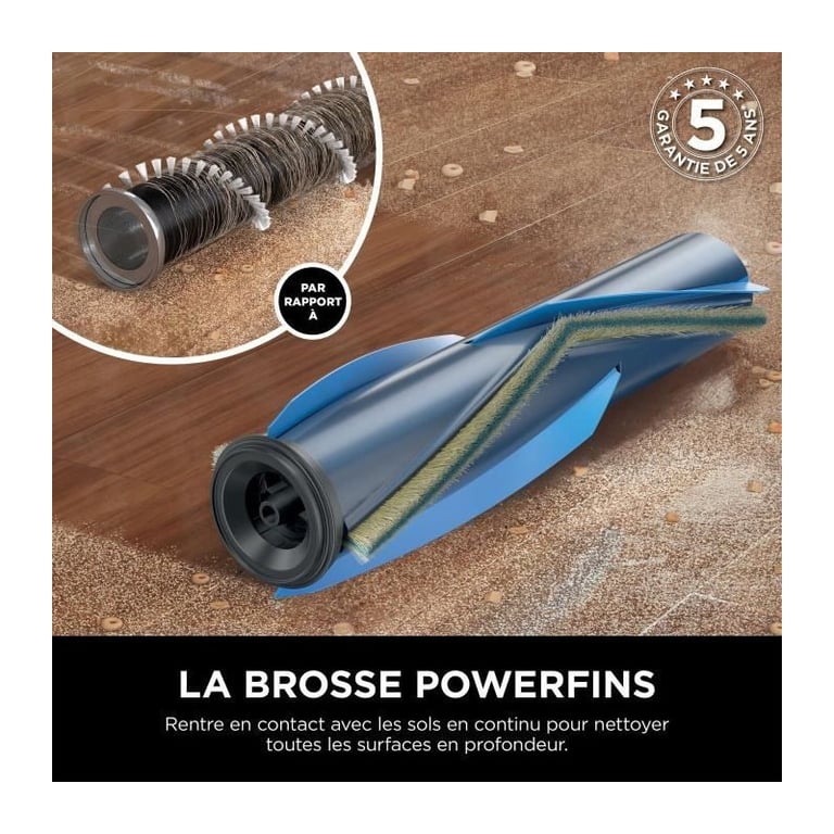 SHARK PowerPro IZ380EU - Aspirateur Balai sans fil - Léger et Flexible - Technologie FloorDetect - Anti-emmelement - Neuf