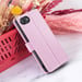 Zanaé Funda tipo cartera para iPhone 16e con soporte y lengüeta magnética Rosa