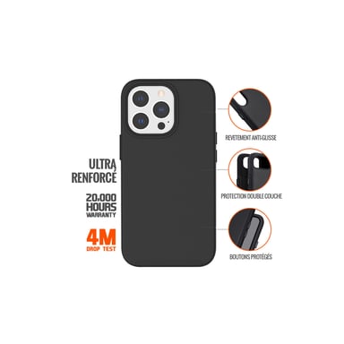 Funda Rígida Negra Ultra-reforzada de Policarbonato *prueba de caída 4 Metros* Para Samsung Galaxy A57 5G