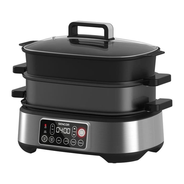 Mijoteuse SENCOR SPR 6300BK – Multifonction, 6 L, 5 Programmes de Cuisson - vue 3