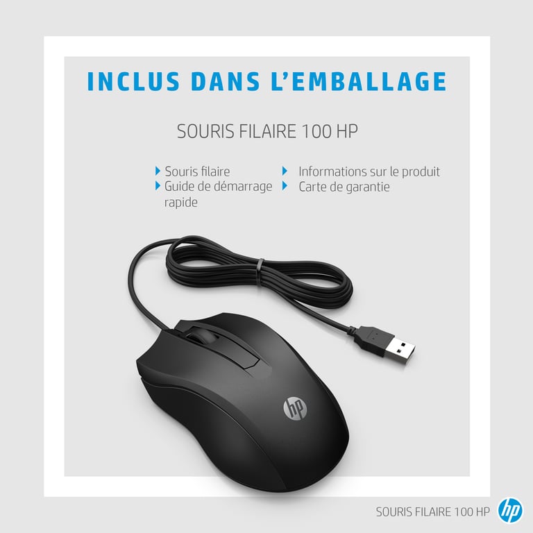 HP 100 Filaire Ambidextre Installation facile - vue 4
