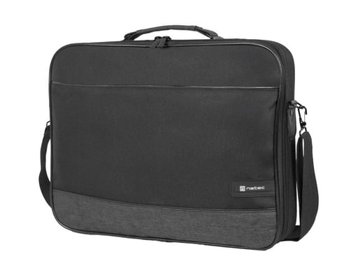 NATEC Impala 2 35,8 cm (14,1'') Bolsa Mensajera Negra, Gris