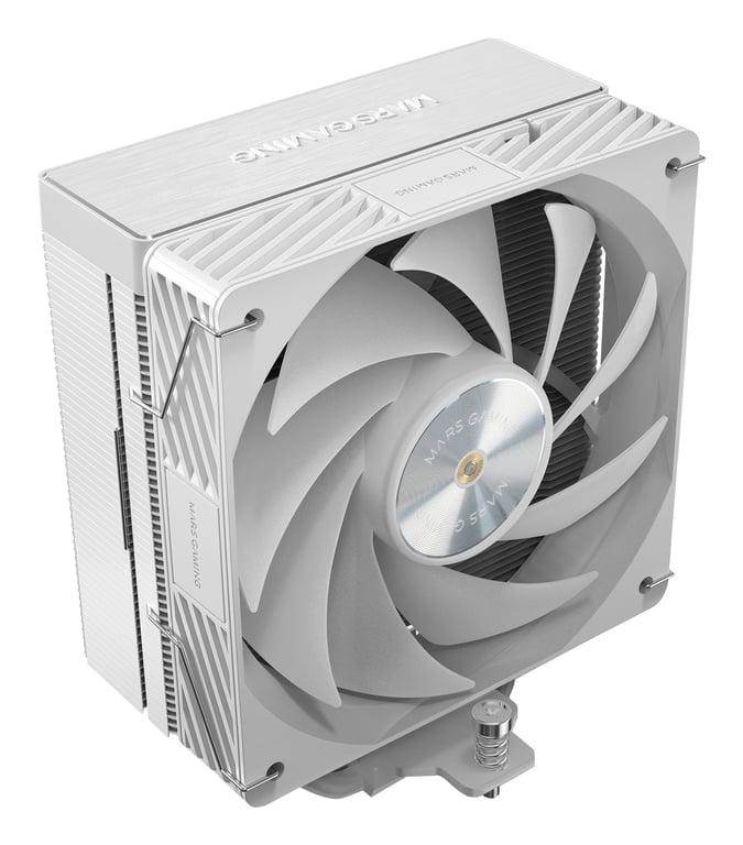 Mars Gaming MCPU X5 Disipador CPU TDP Ventilador PWM SI 120mm Blanco - vue 4