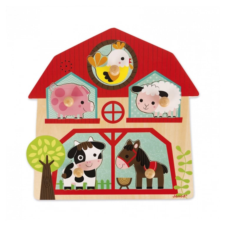 Encastrement musical 5 pièces : Mes petites compagnons Juratoys Janod - vue 5