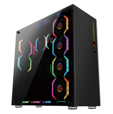TALIUS Caja E-Atx gaming Avalon cristal templado 4fan USB 3.0