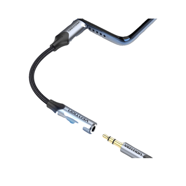 Adaptateur audio Vention bgjha 0.1m gris
