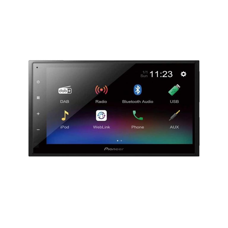 Autoradio PIONEER DMH A340DABDAB USB 2 DIN écran 6 8 capacitif type FLAT Bluetooth DAB+ - vue 3