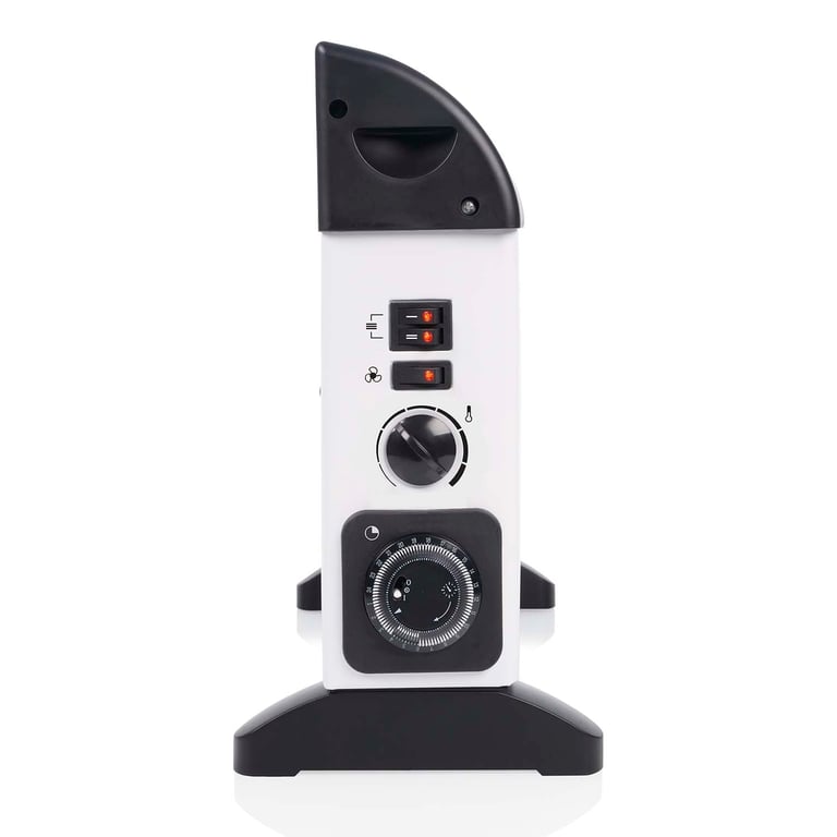 Radiateur convecteur mobile avec fonction turbo minuterie et 3 niveaux de chauffage - vue 3