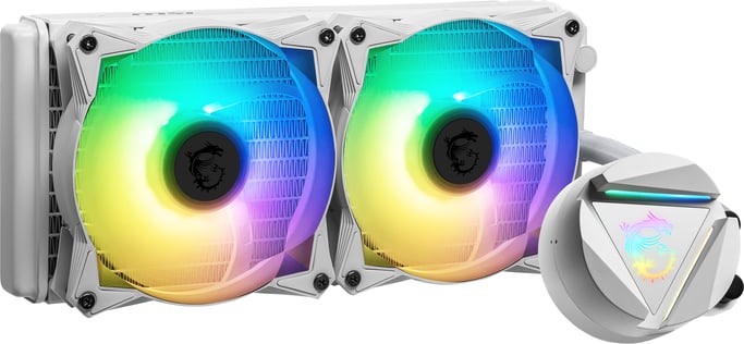 MSI MAG CORELIQUID 240R V2 PC Case Cooler 2,5 cm Blanco 1 pieza(s)