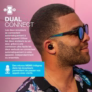 JLab GO Air POP True Wireless Auriculares True Wireless Stereo (TWS) Dentro de oído Llamadas/Música Bluetooth Negro