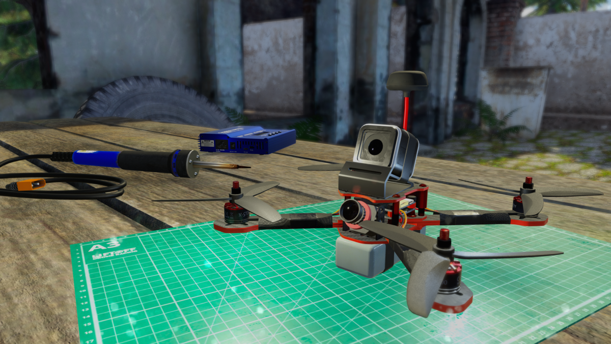 Despegue: carreras de drones
