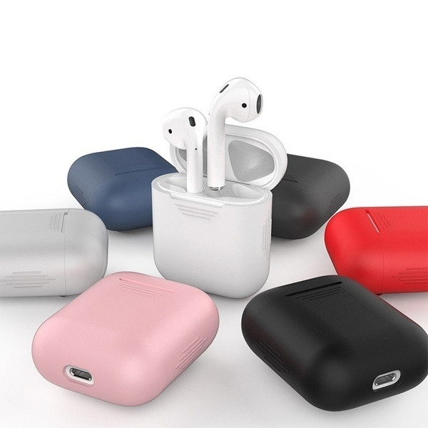 Coque Silicone pour AirPods 1 APPLE Boitier de Charge Grip Housse Protection