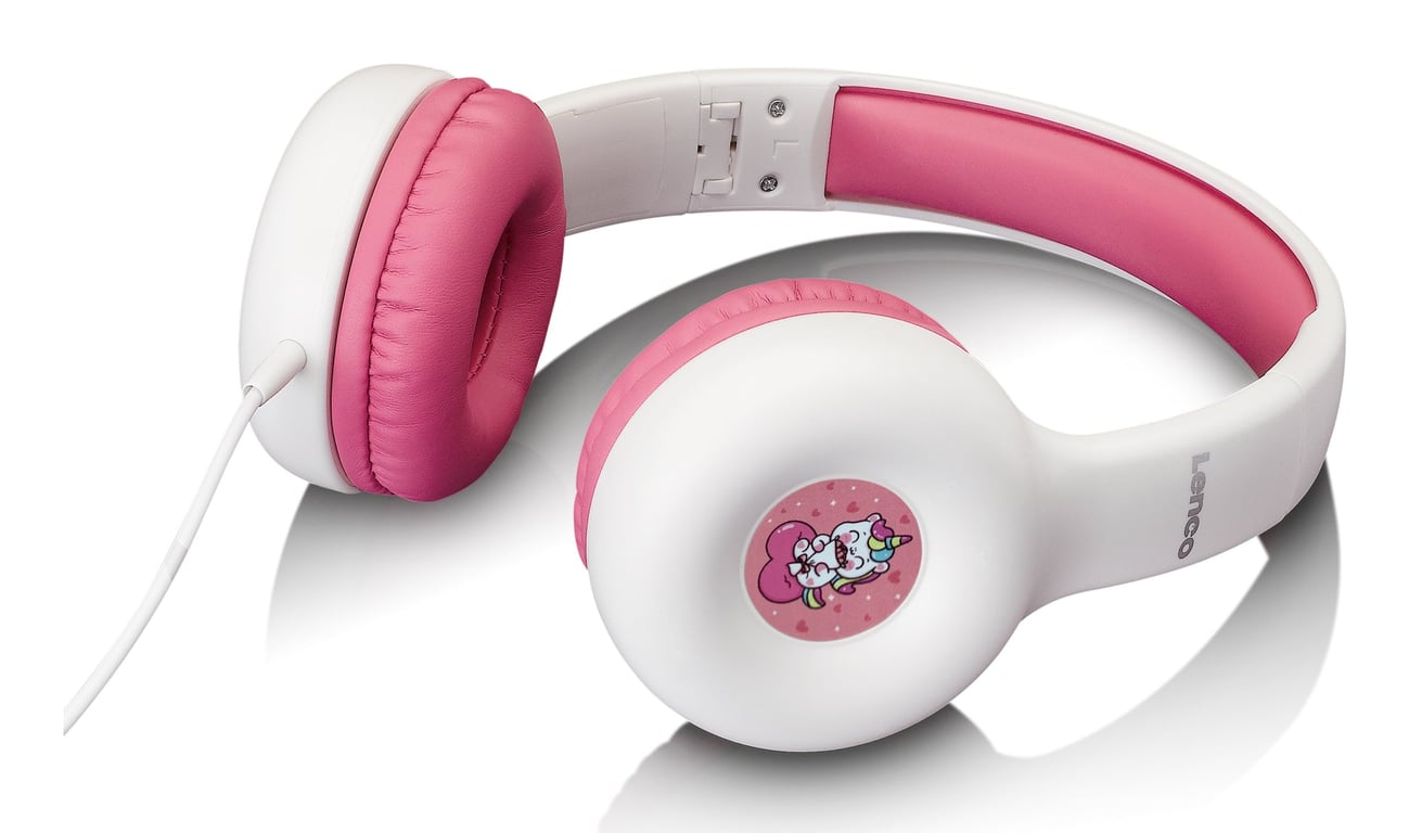 Lenco HP 010PK écouteurcasque Écouteurs Avec fil Arceau Musique Neuf - vue 4