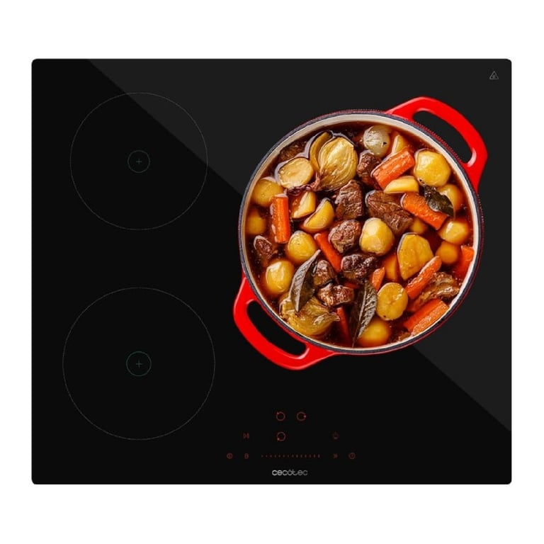 Cecotec Plaque d'induction 3 feux Bolero Squad I 3200 Puissance maximale avec 9 niveaux de puissance Booster Function Invisible Touch Slider Control Verrouillage pour enfants - vue 2