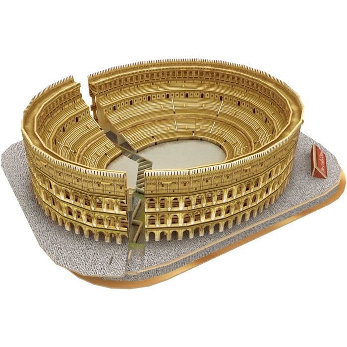 Puzzle 3D lumineux Colisée Jeu de construction EXPLORA 131 pièces Dès - vue 4