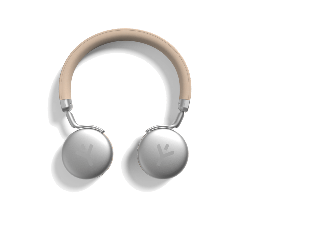 RYGHT SINGER - Casque sans fil bluetooth Argent Headphone