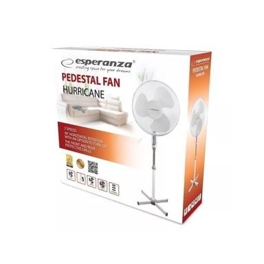 Ventilateur Led Sur Pied 50w Ehf001ww Esperanza