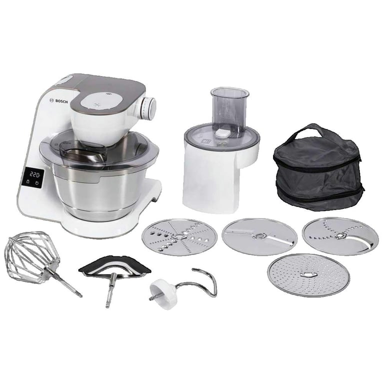Robot Compact Bosch MUM5XW10 – 1000 W, Acier Inoxydable, 3,9 L