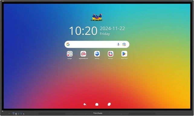 Viewsonic IFP7534 pizarra blanca interactiva 190,5 cm (75'') 3840 x 2160 Pixeles Pantalla táctil Negro