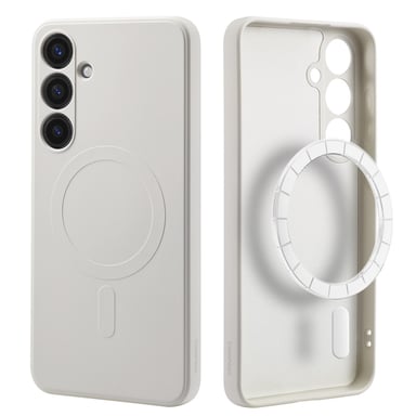 imoshion Coque Couleur avec MagSafe pour Samsung Galaxy S24 Plus - Beige