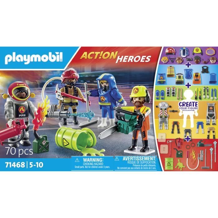 Jeu De Construction My Figures Metiers A Risque Playmobil - vue 4