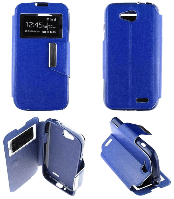 Etui Folio compatible Bleu LG L90