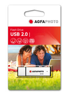 AgfaPhoto 10513 lecteur USB flash 16 Go USB Type-A 2.0 Blanc