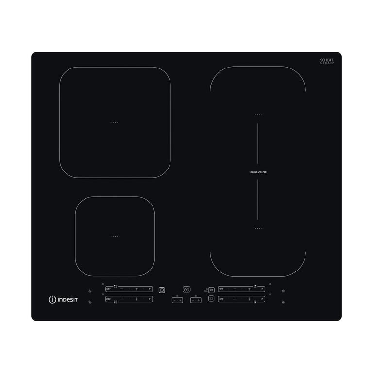Plaque À Induction Indesit IB65B60NE – 4 Foyers, Commandes Tactiles, 7200 W - vue 3