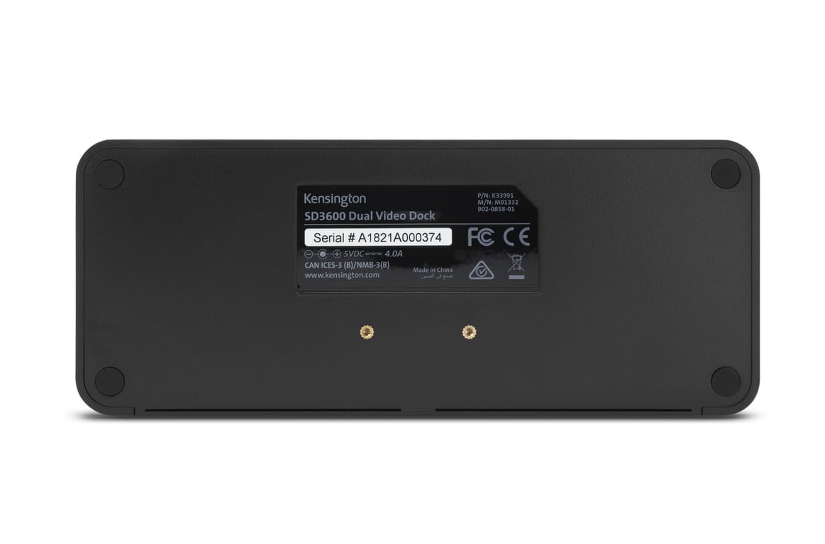 Kensington SD3600 Station d'accueil USB 3.0 5 Gbits/ 2 sorties 2K HDMIDVI IVGA Windows Neuf - vue 3