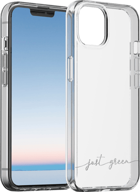 Coque iPhone 13 Infinia Transparente - 100% Plastique recyclé Just Green