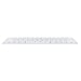 Apple Magic Keyboard MLA22 clavier Bluetooth, Argent, Blanc - AZERTY