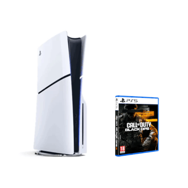 PS5 Slim & Call of Duty: Black ops 6 Pack - Consola de juegos Playstation 5 Slim (Estándar) 1Tb, Blanco