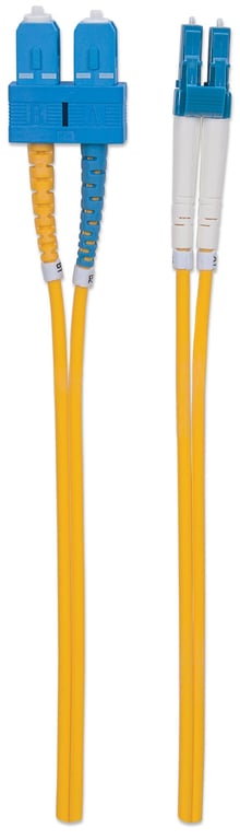 Intellinet Câble Fibre Optique 5 OS2 LC SC Jaune - vue 4