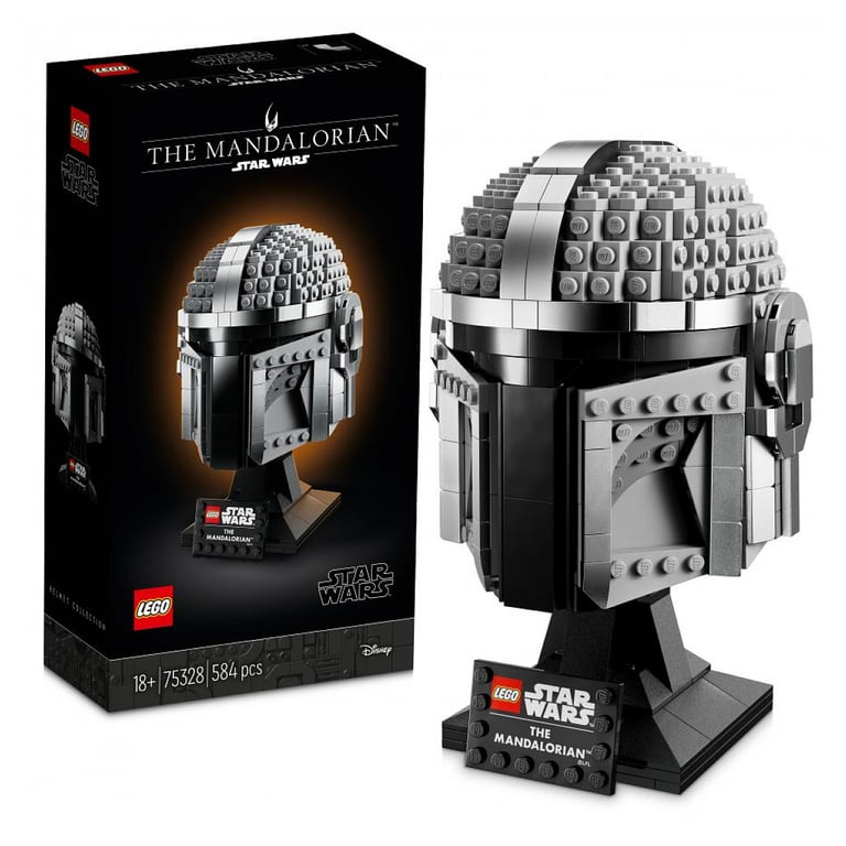 Casque du Mandalorien LEGO® Star Wars™ 75328 - Modèle de Collection Unique - Neuf